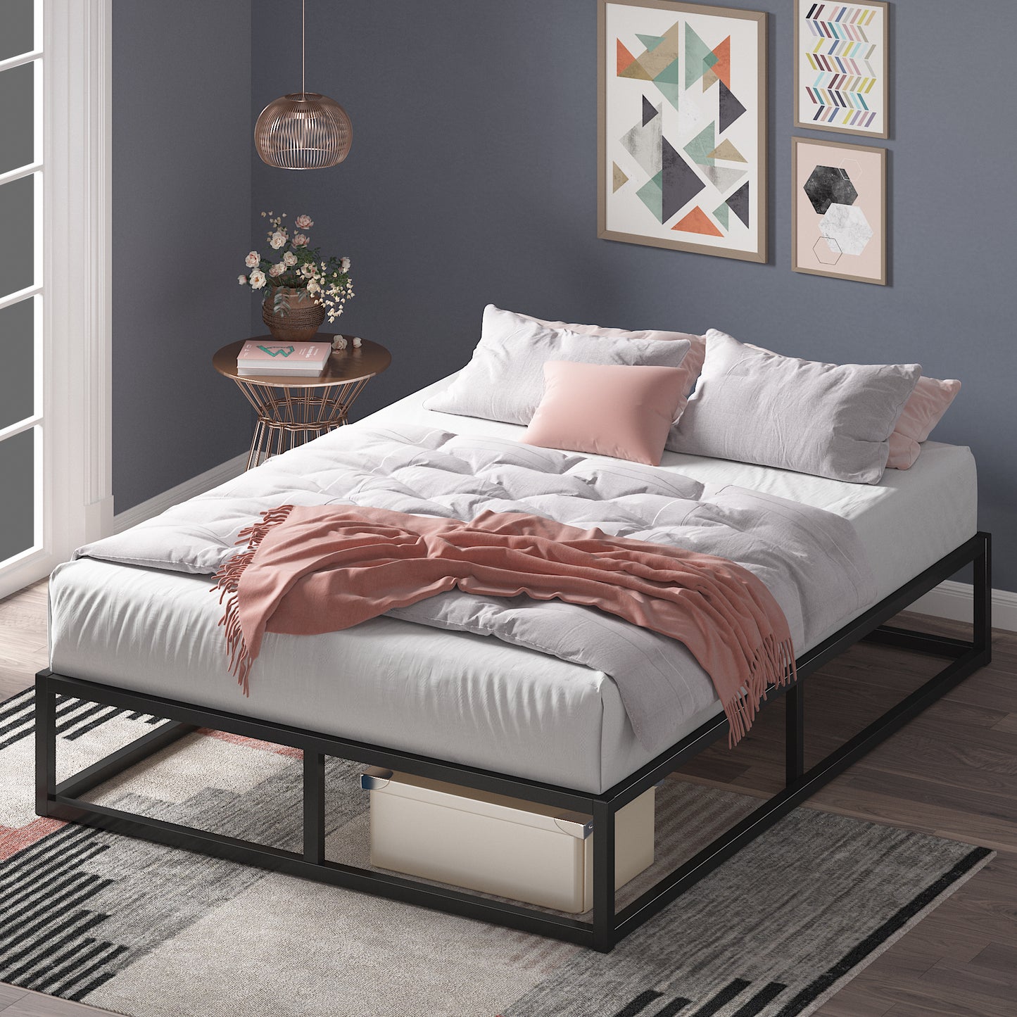 Cama Joseph Zinus Resortes Pocket 2 Plazas 25cms