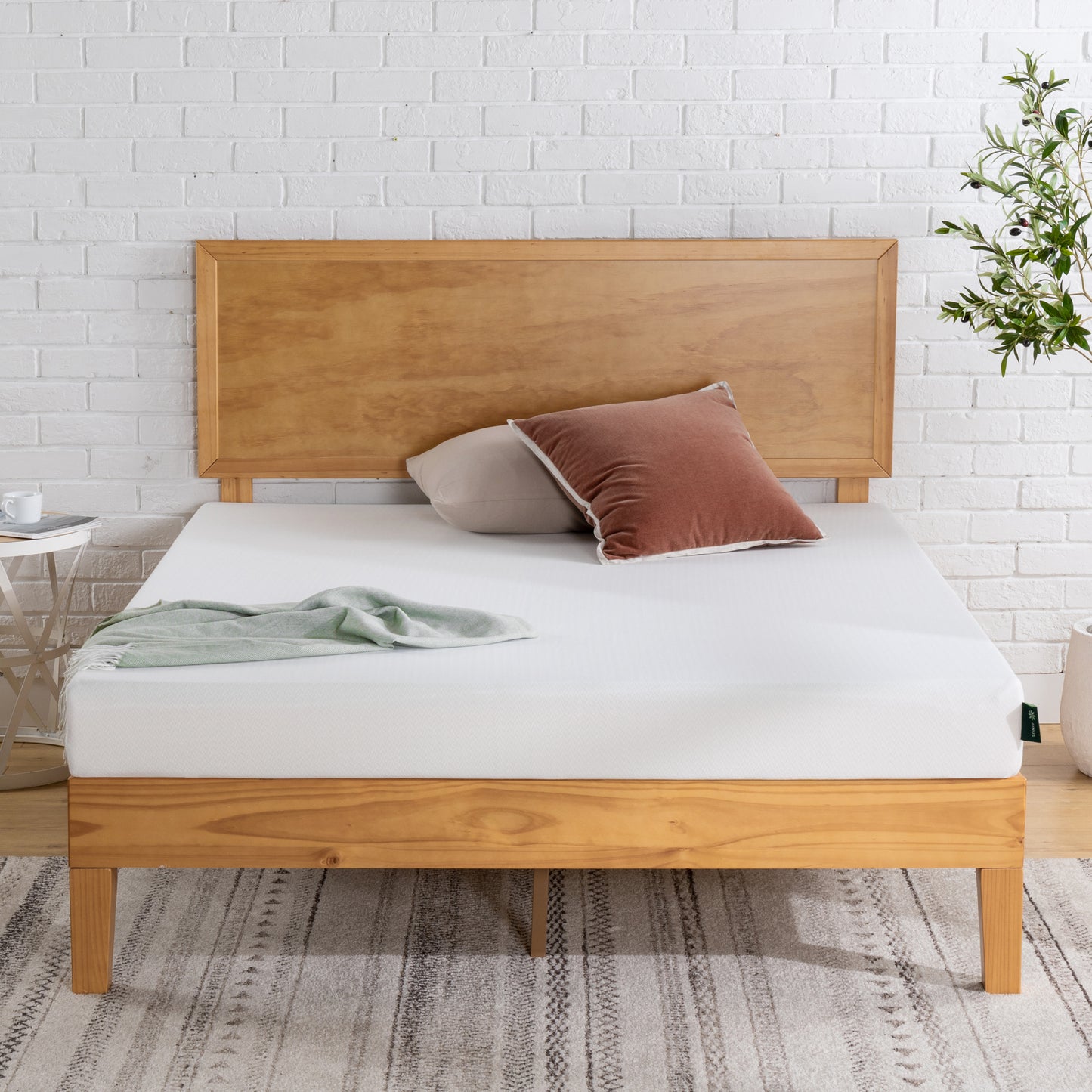 Colchón 2 Plazas Espuma Zinus Compact Memory 150x190x15cm