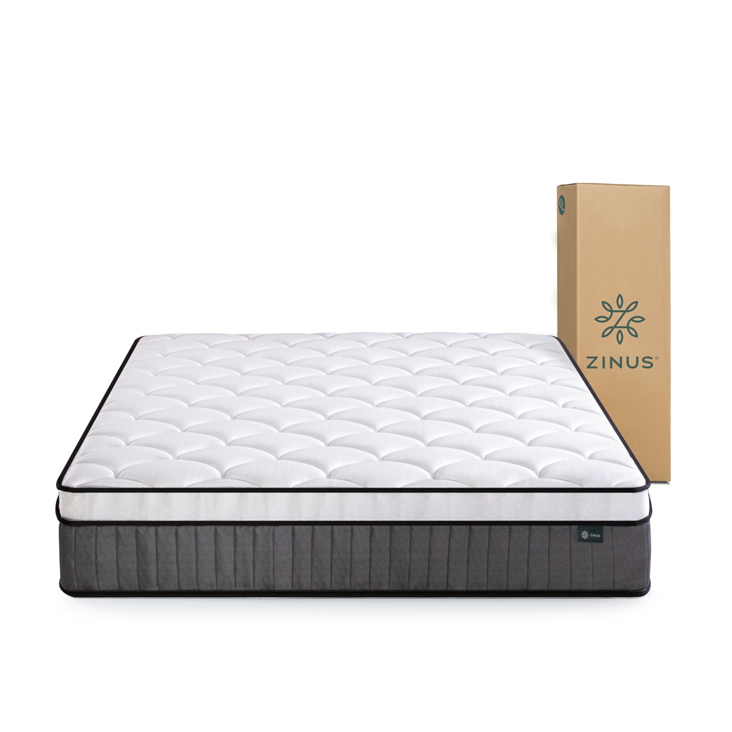 Cama Joseph Zinus Resortes Pocket 1.5 Plazas Long 25cms