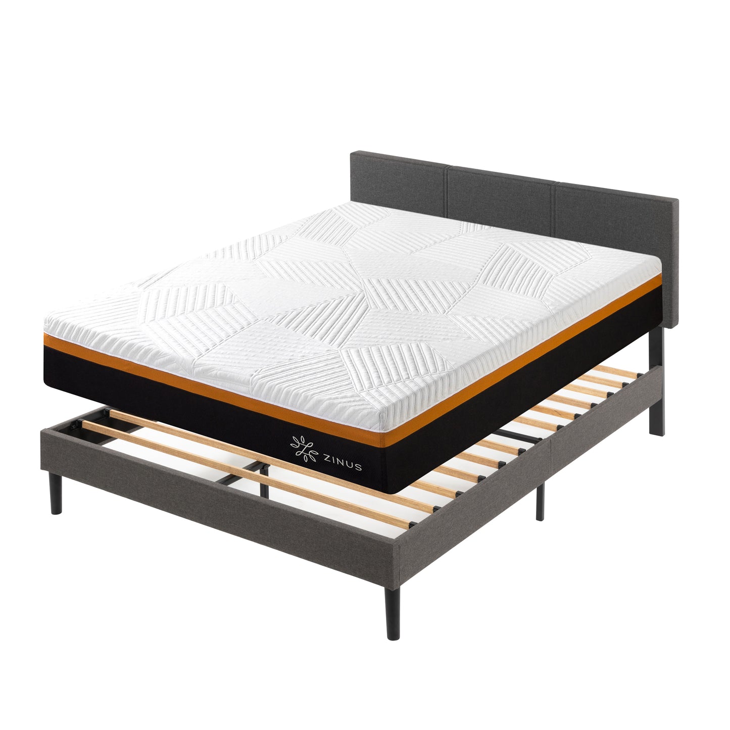 Cama Cambril Zinus 2 Plazas Resortes Pocket