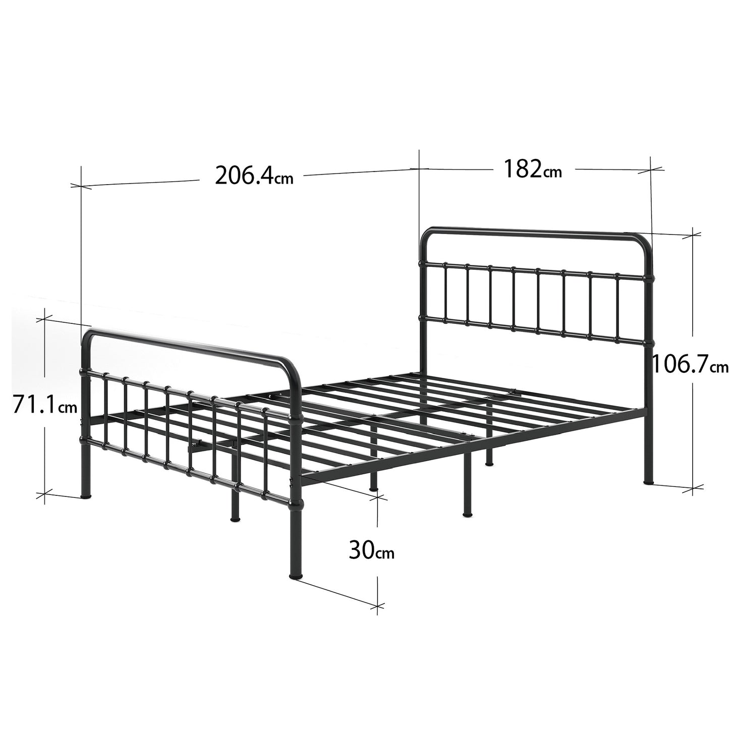 Base de cama Zinus Florence con respaldo