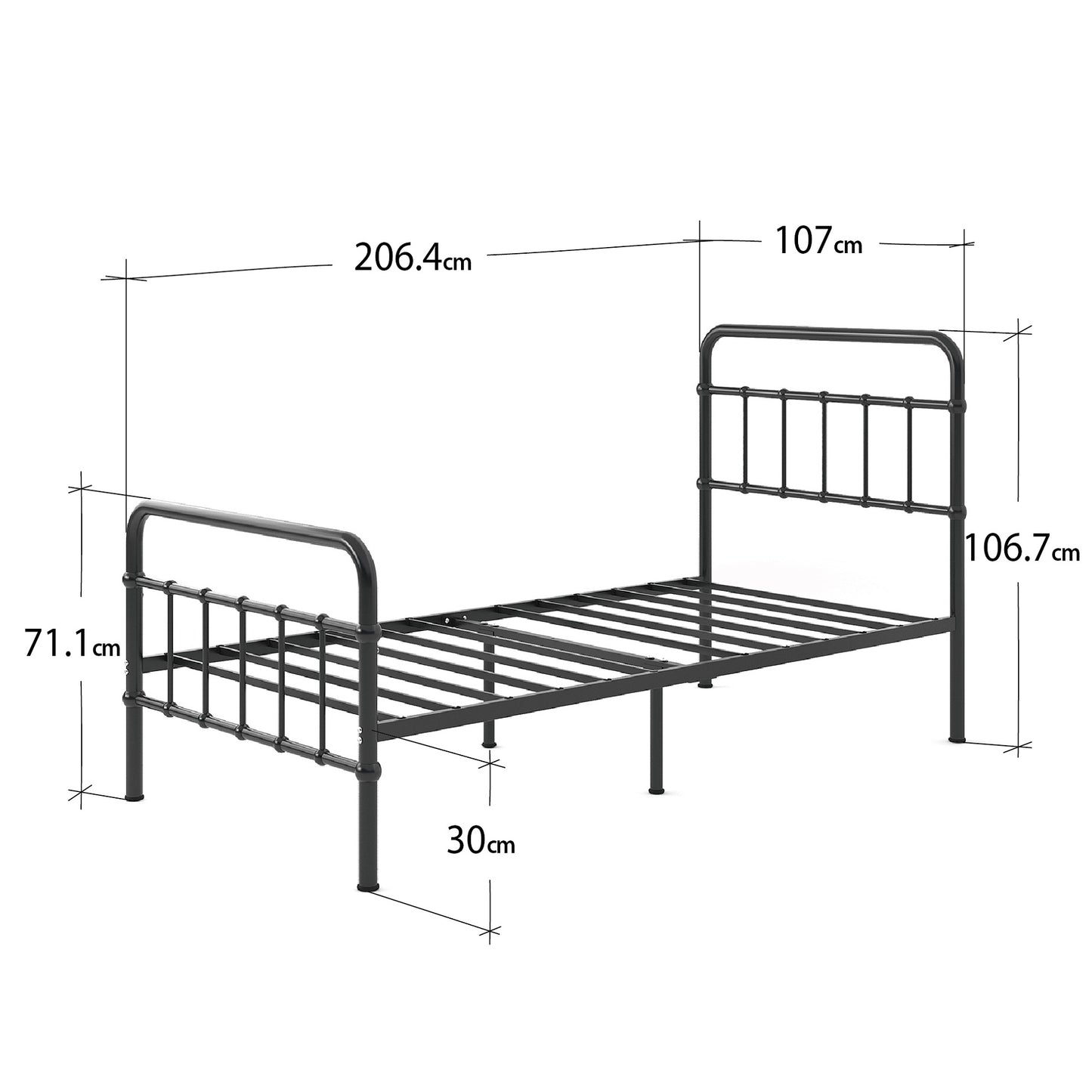 Base de cama Zinus Florence con respaldo