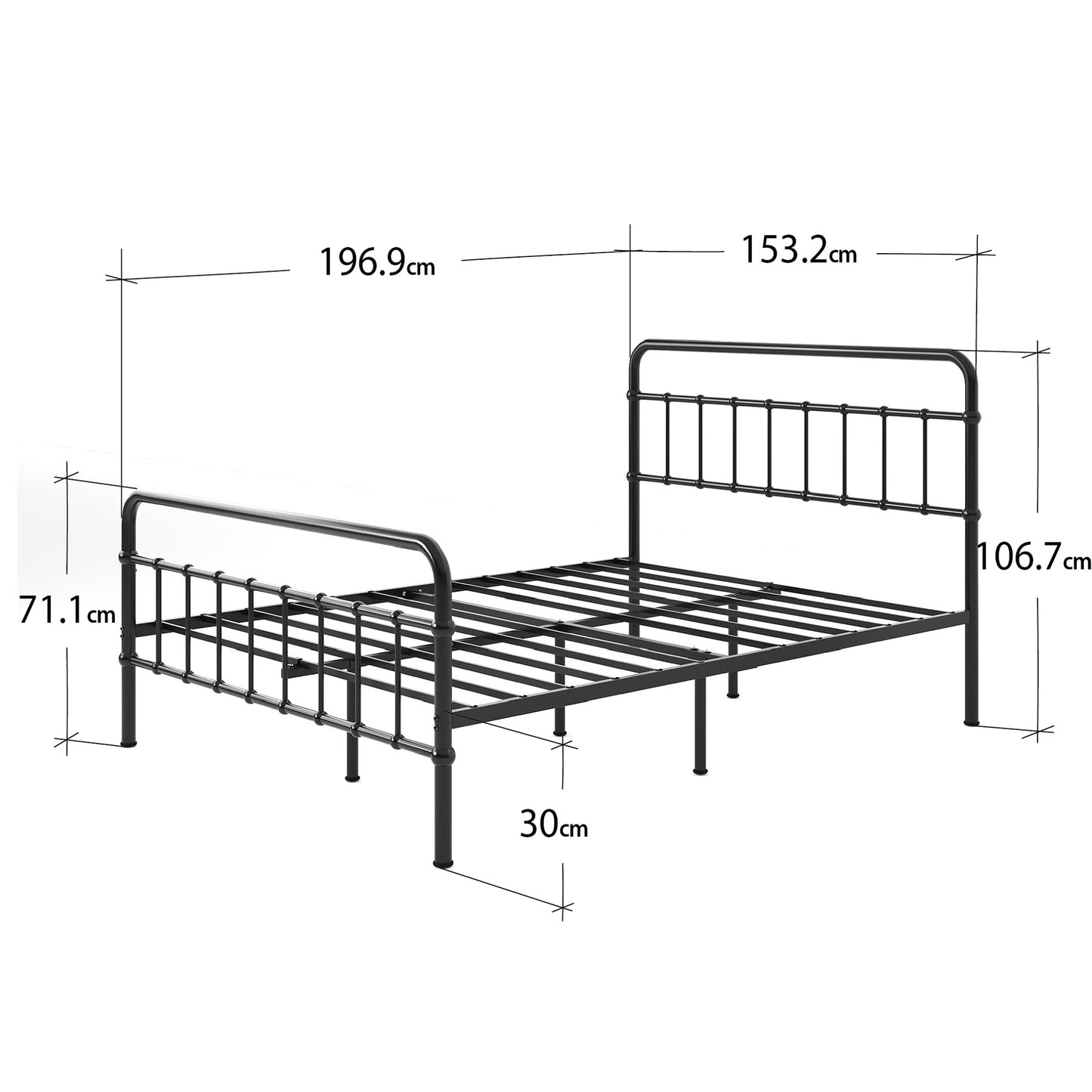 Base de cama Zinus Florence con respaldo