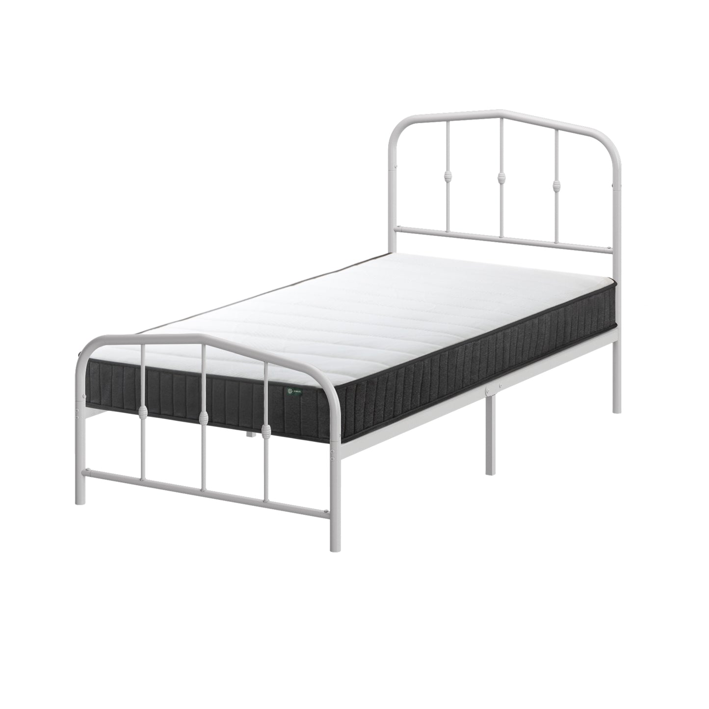 Cama Heidi Zinus Colchon Resortes Pocket 20cms 1.5 Plazas Long