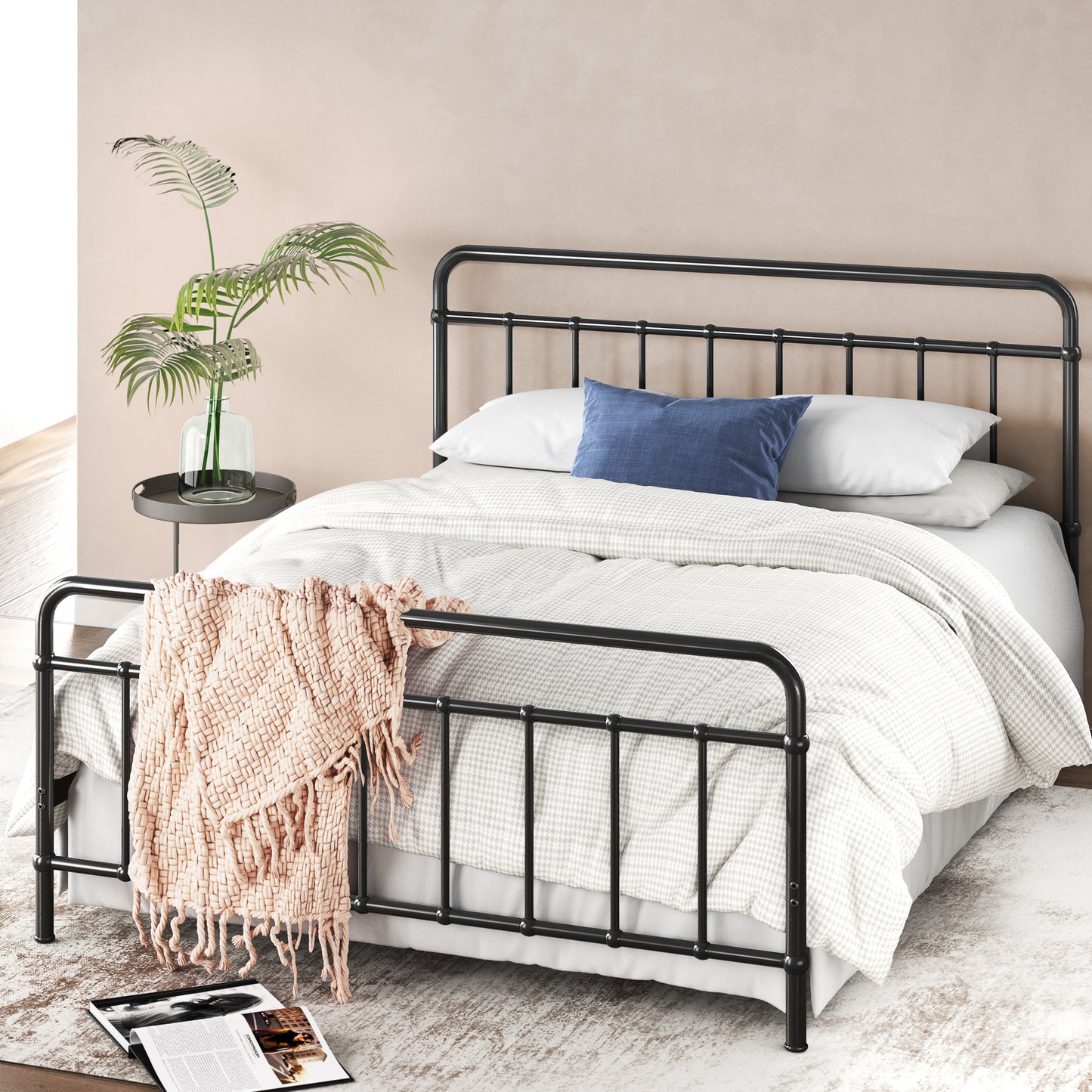 Base de cama Zinus Florence con respaldo