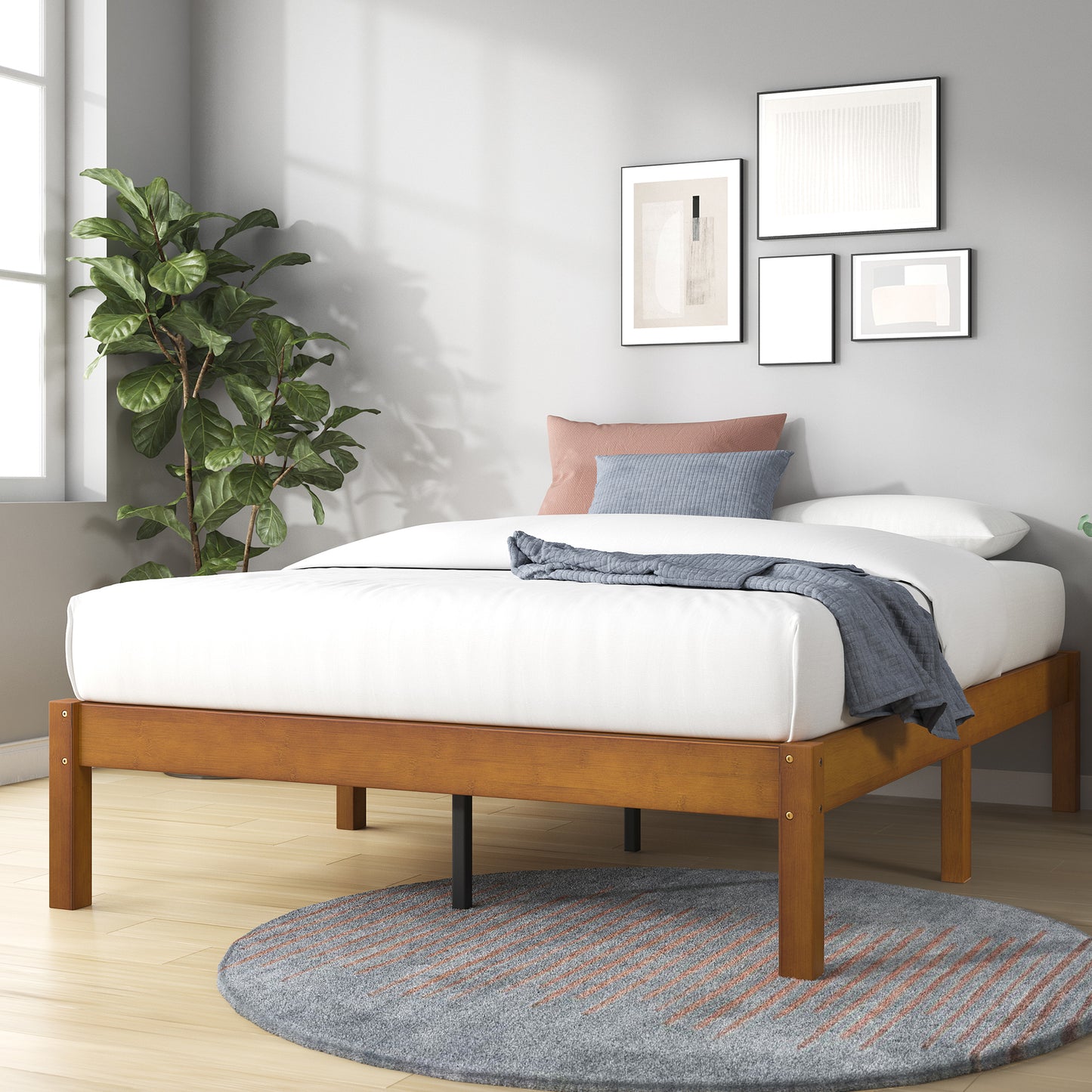 Base de Cama Zinus 1.5 Plazas Long 105x200x30cm Ellie