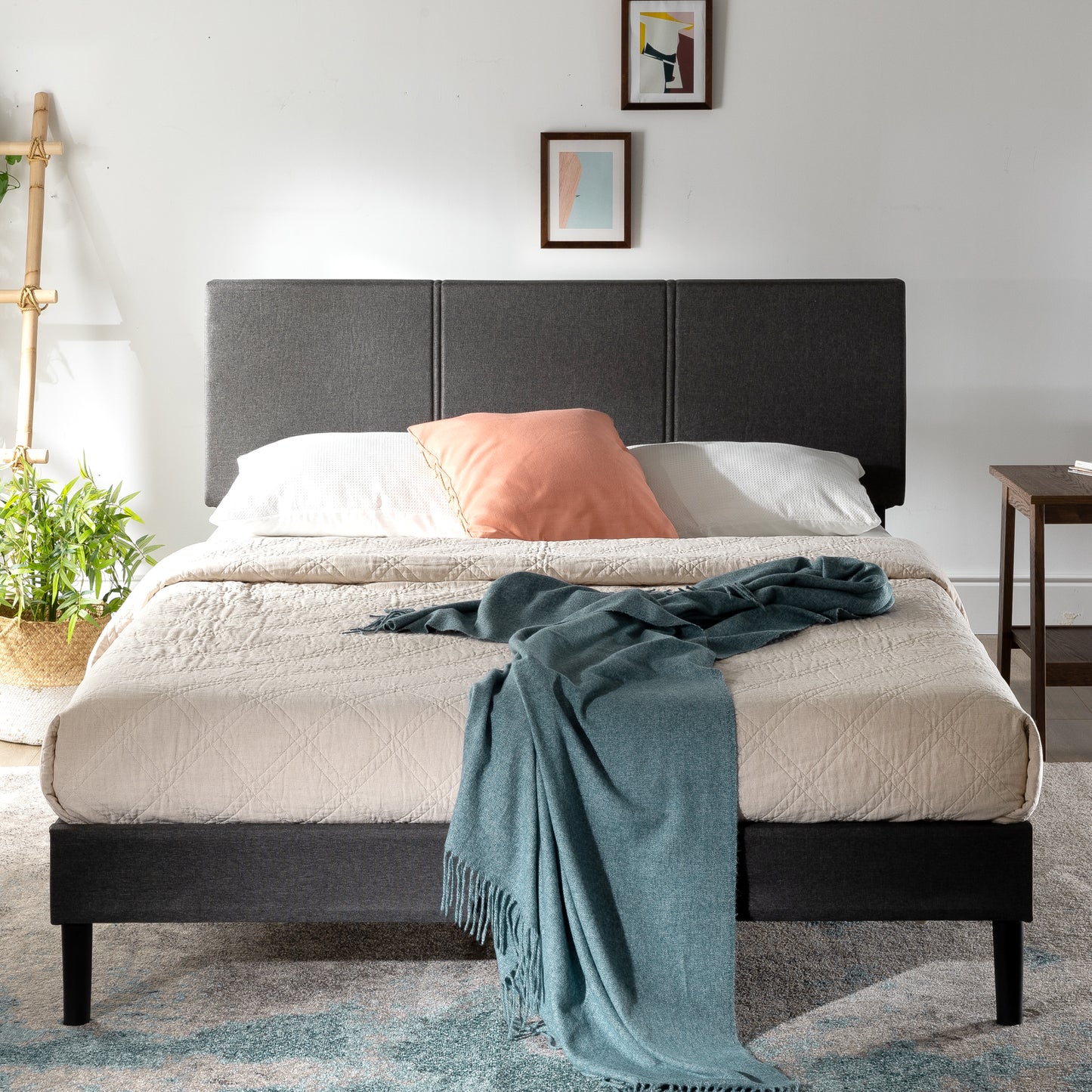 Cama Cambril Zinus Resortes Pocket 2 Plazas 30cms