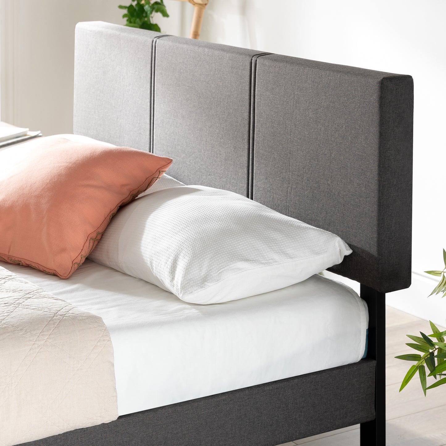 Cama Cambril Zinus Resortes Pocket 2 Plazas 30cms