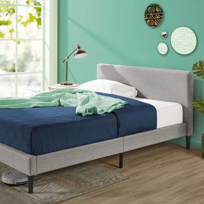 Base de cama Europea con respaldo Zinus 2 plazas150x190x30cm