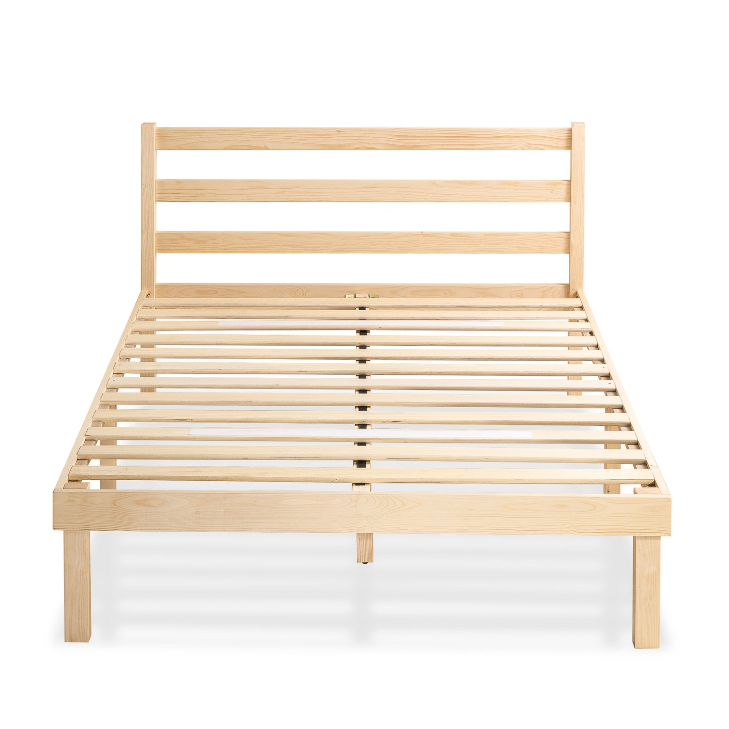 Base de Cama Europea Madera con Respaldo Zinus
