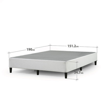 Base de cama KEENAN Zinus 2 plazas 150x190x36cm