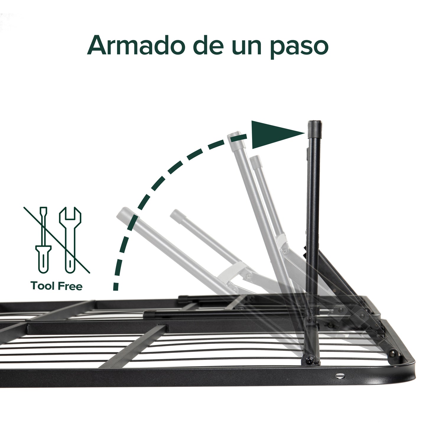 Base de cama SHAWN Zinus 1 plaza 90x190x36cm
