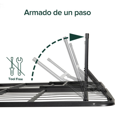 Base de cama SHAWN Zinus 1 plaza 90x190x36cm