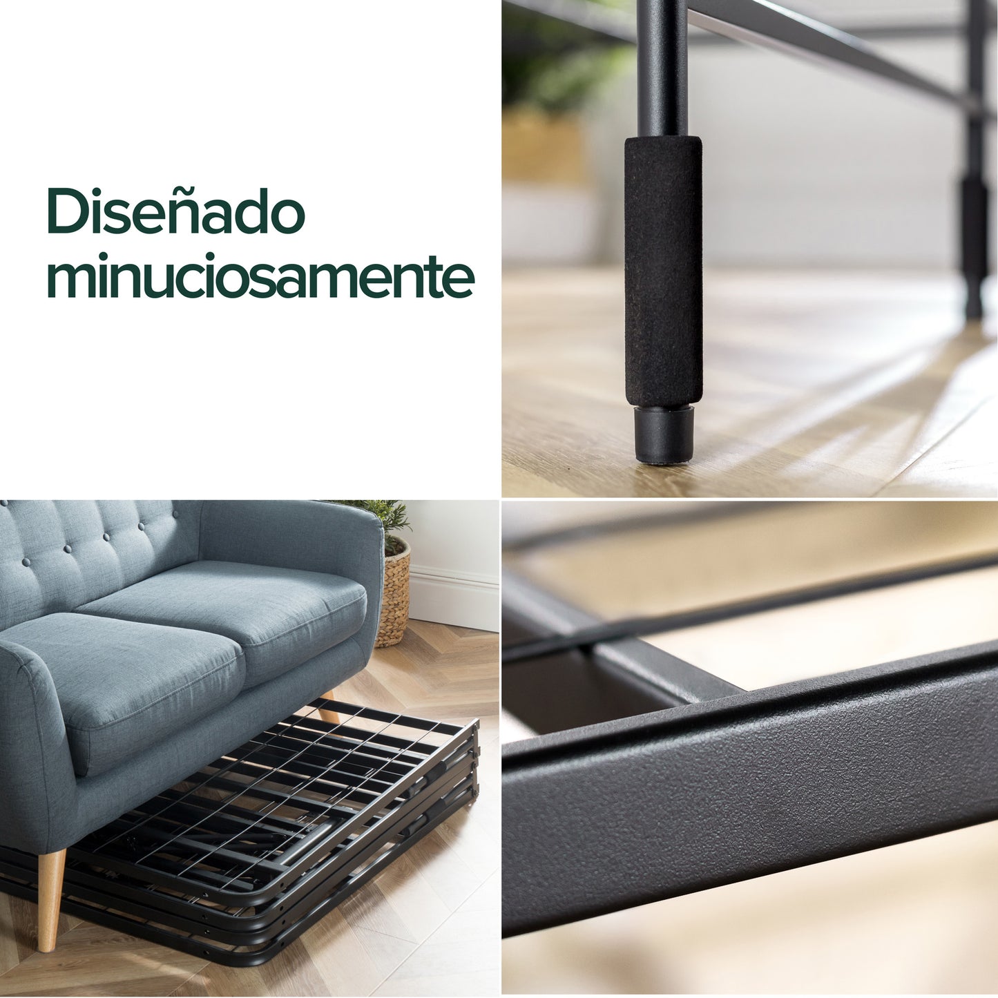 Base de cama SHAWN Zinus 1 plaza 90x190x36cm
