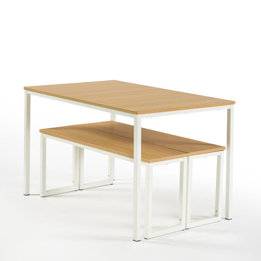 Mesa Soho Zinus con 2 bancas 76x122x74cm