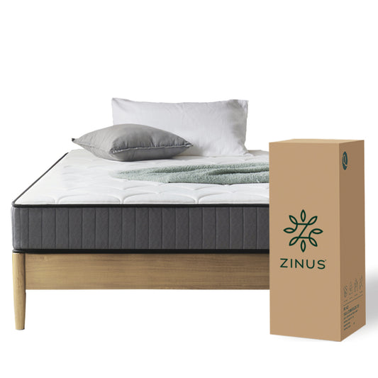 Colchón Zinus 1.5 Plazas Long 105x200x20cm Espuma y Resortes