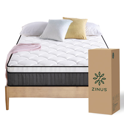 Colchón Zinus 1.5 Plazas 105x190x30cm Espuma y Resortes
