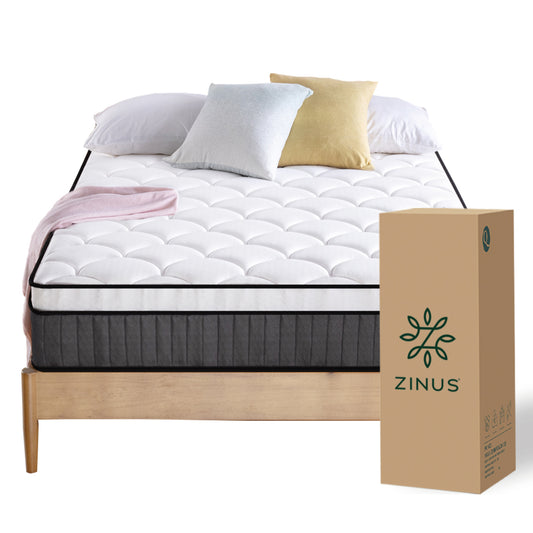 Colchón Zinus 1.5 Plazas 105x190x30cm Espuma y Resortes