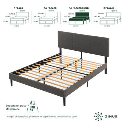 Base de Cama Cambril con Respaldo
