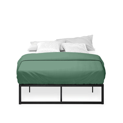 Cama Abel Zinus Colchón Espuma 2 Plazas Long 25cms