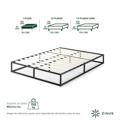 Base de cama Zinus Joseph 25cm