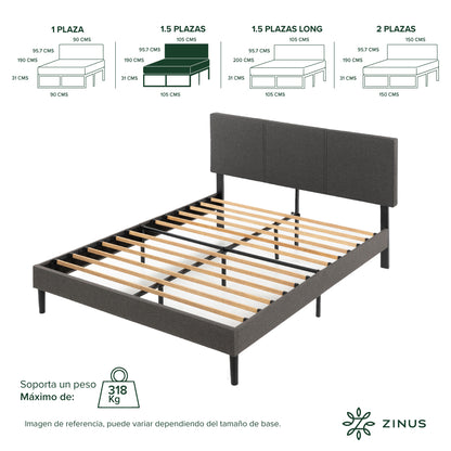 Base de Cama Cambril con Respaldo