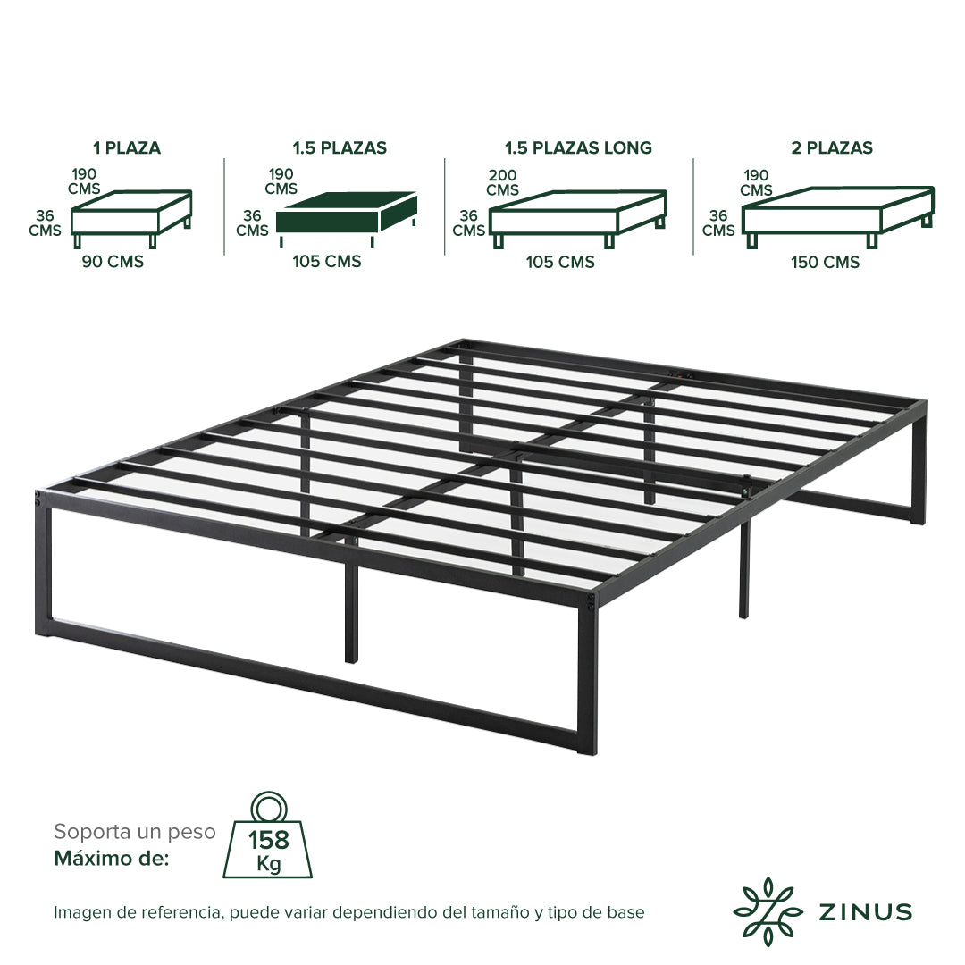 Base de cama Zinus Abel 36cm