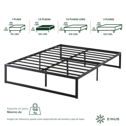 Base de cama Zinus Abel 36cm
