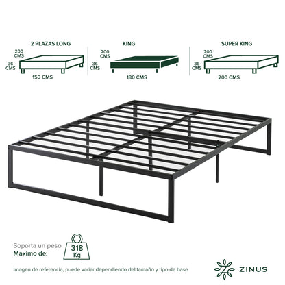 Base de cama Zinus Abel 36cm