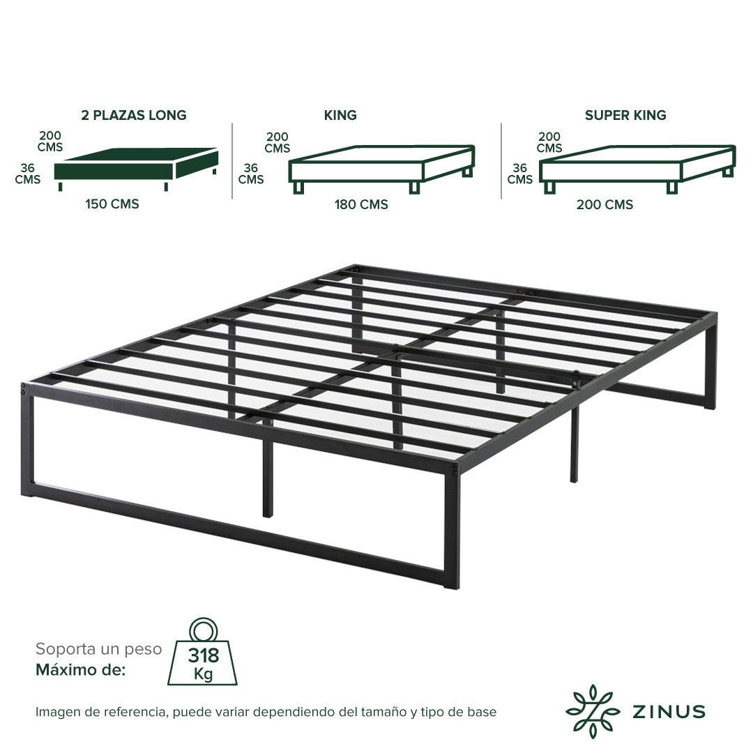 Base de cama Zinus Abel 36cm