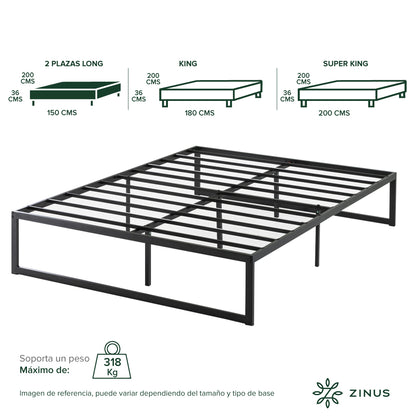 Base de cama Zinus Abel 36cm