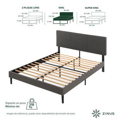 Base de Cama Cambril con Respaldo
