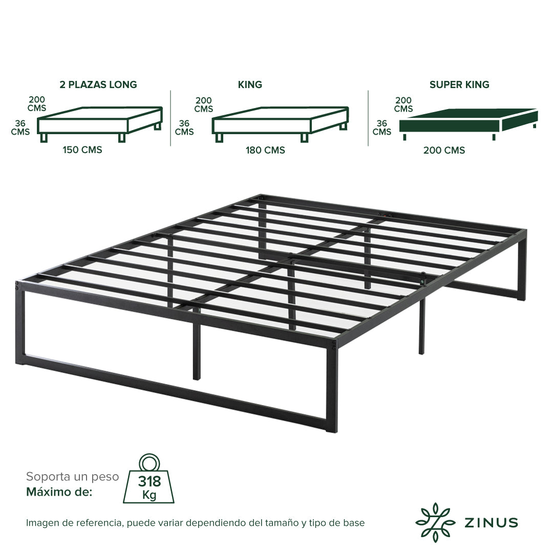 Base de cama Zinus Abel 36cm
