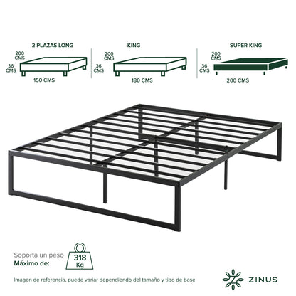 Base de cama Zinus Abel 36cm