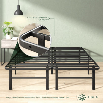 Base de Cama  Zinus  2 Plazas  150x190x30cm Rumi