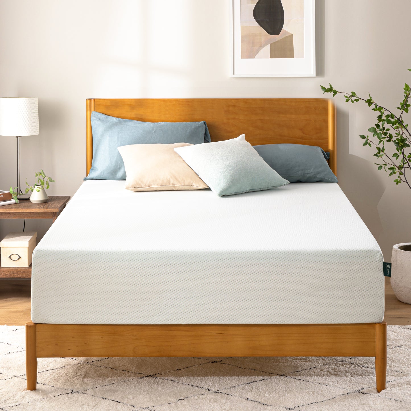 Colchón 2 plazas espuma Zinus Memory Foam 150x190x30cm
