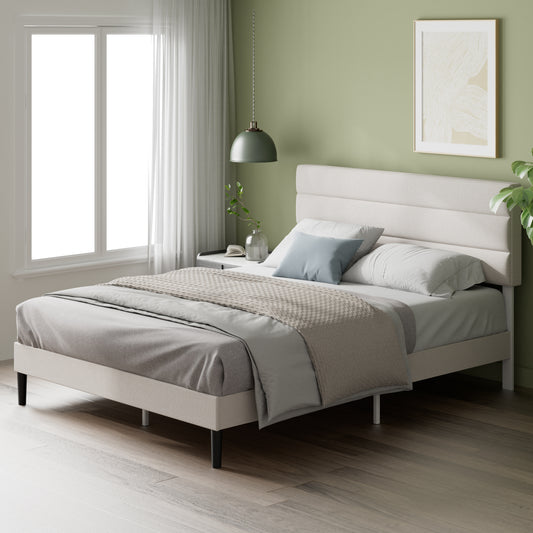 Base de Cama Premium Zinus  King 180x200x30cm Piper Respaldo