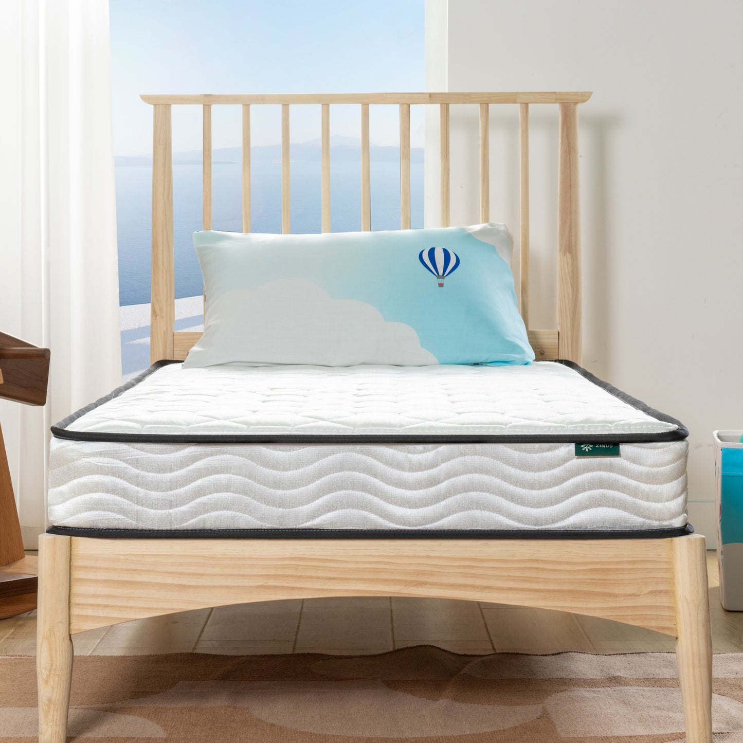 Colchón 1.5 plazas  Tight Resortes Bonnell Zinus 105x190x15cm