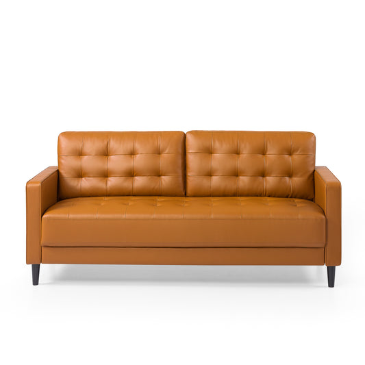 Sofá Zinus Benton 3 cuerpos Cognac