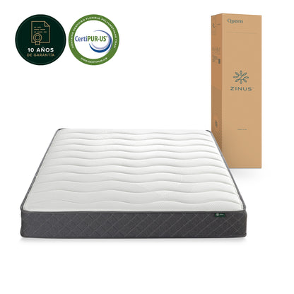 Colchón 1.5 plazas long Tight Top Resortes Bonnell Zinus 105x200x20cm
