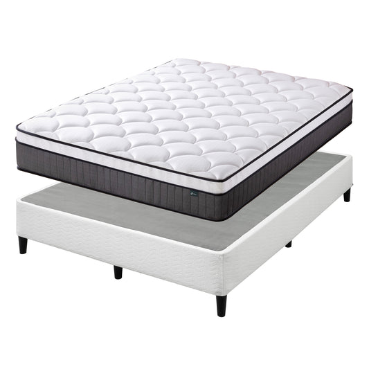 Cama Keenan Resortes Pocket 1.5 Plazas Long 25cms