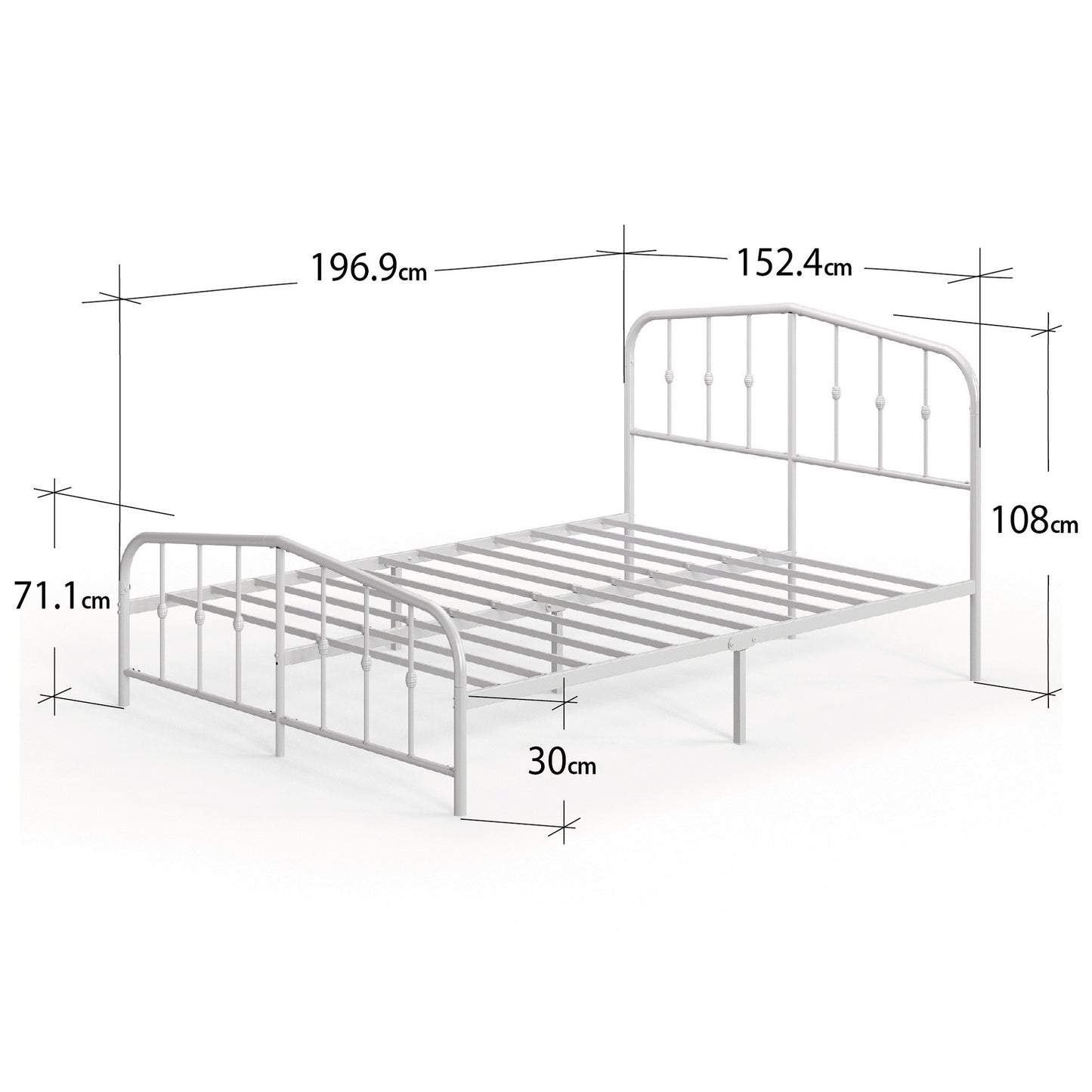 Base de Cama  Zinus Heidi Negra con respaldo