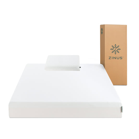 Colchón 1.5 Plazas Long Espuma Zinus Compact 105x200x15cm