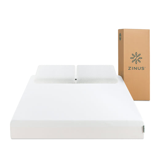 Colchón 2 Plazas Espuma Zinus Compact Memory 150x190x15cm