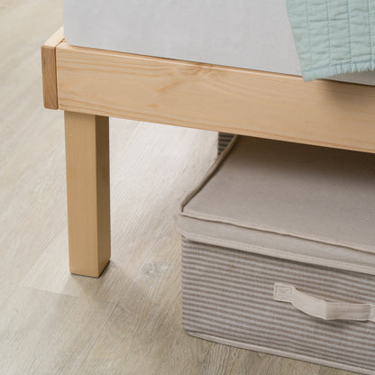 Base de Cama Europea Madera con Respaldo Zinus