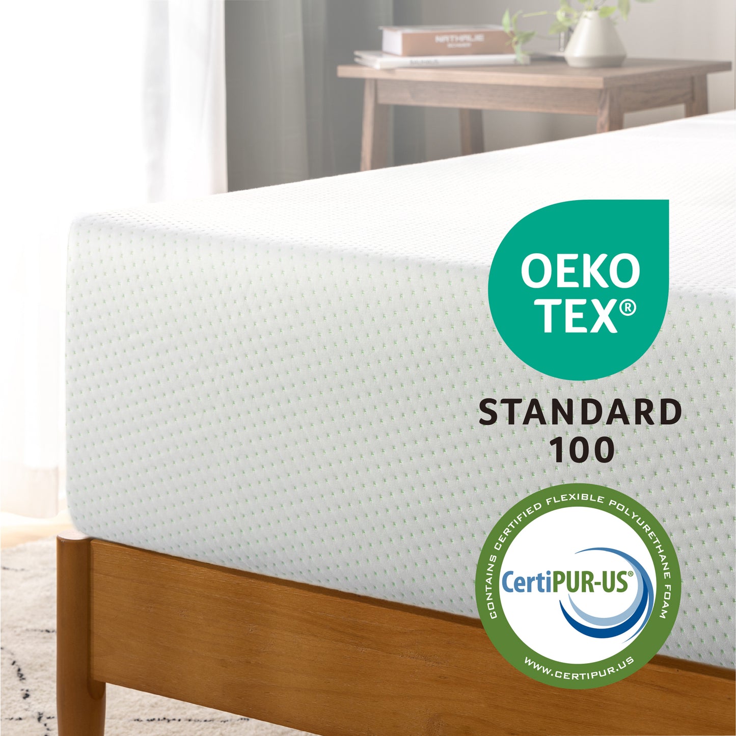Colchón 2 plazas espuma Zinus Memory Foam 150x190x30cm