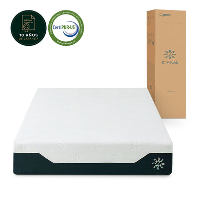 Colchón 1.5 Plazas Long Híbrido Cool Gel Zinus 105x200x30cm