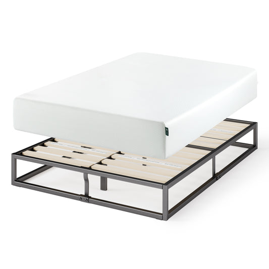 Cama Joseph Zinus Colchón Espuma 2 Plazas Long 25cms