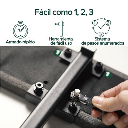 Base de cama Europea con respaldo